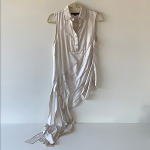 Alexander Wang | 100% Silk Bias Sleeveless Blouse